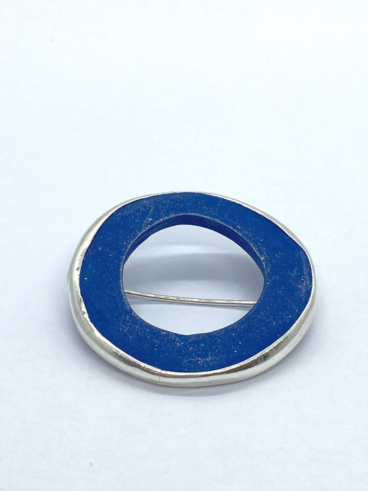 Hebilla Disco Azul Intenso