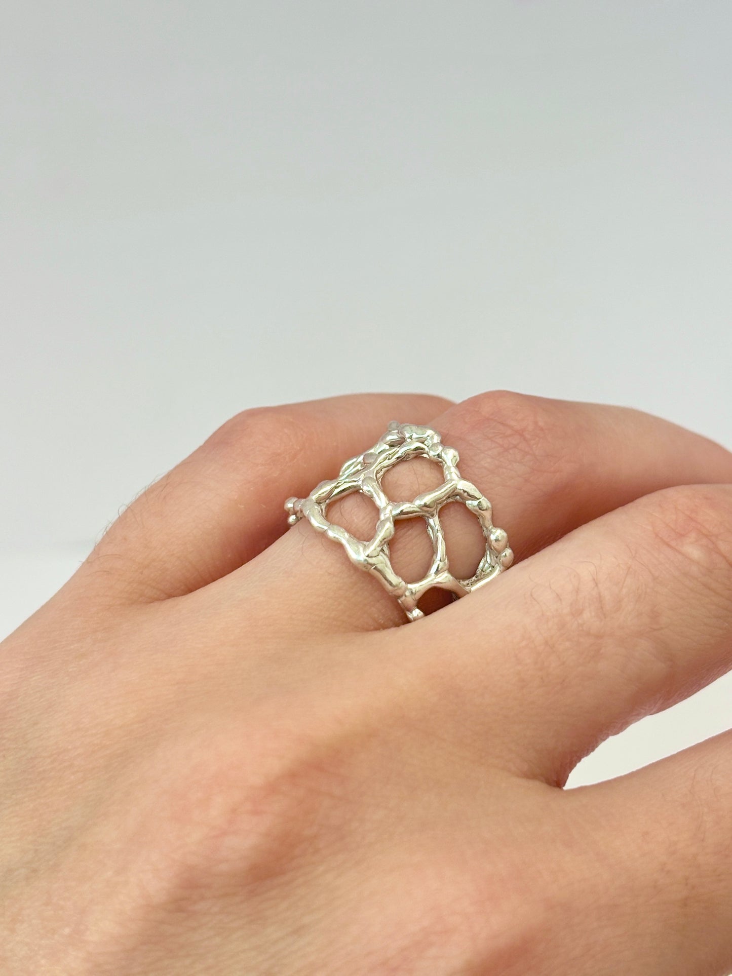 Anillo Red Grande Alto